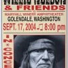 Willie Nelson - 2004 Franks Brothers 9/17 Poster Golendale, WA Gig Posters