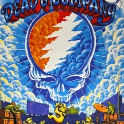 Dead & Company - 2021 James Flames Poster Chicago, IL Wrigley Field
