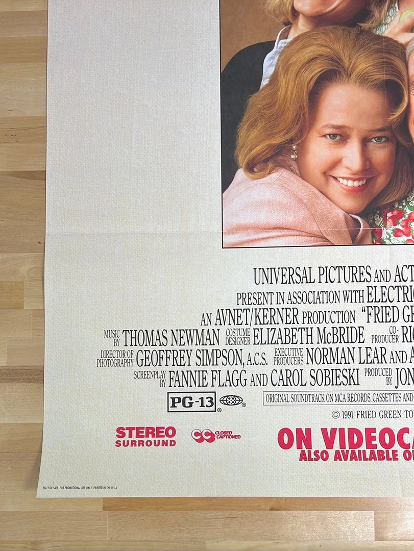 Sold Out Posters Fried Green Tomatoes - 1991 Video Promo Movie Poster Original Vintage 8 Sold Out Posters Fried Green Tomatoes - 1991 Video Promo Movie Poster Original Vintage