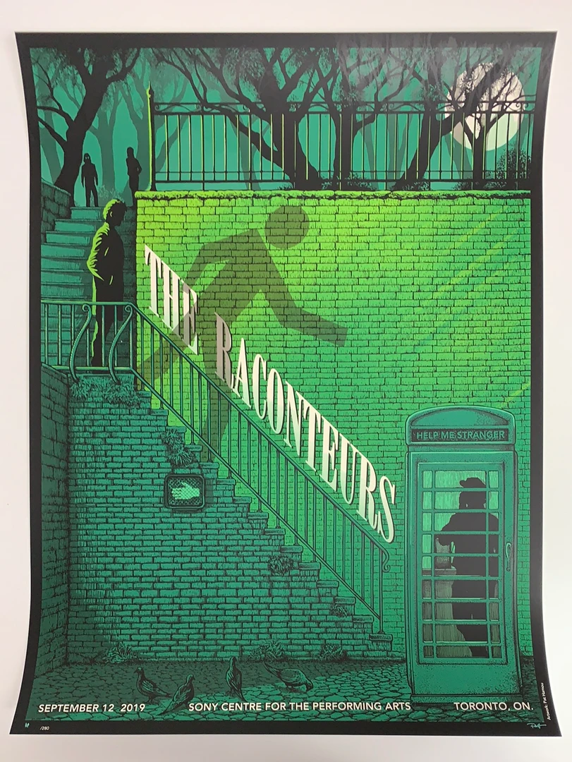 Jack White The Raconteurs - 2019 Pat Hamou Poster Toronto, ON 4 Jack White The Raconteurs - 2019 Pat Hamou Poster Toronto, ON