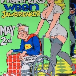 Foo Fighters - 1996 Chris Coop Poster Los Angeles, CA The Palladium Gig Posters