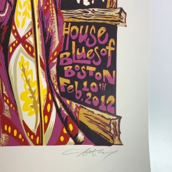 Umphrey's McGee 2012 - AJ Masthay Poster Boston, MA