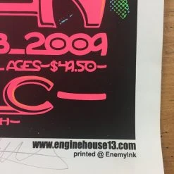 Bob Dylan - 2009 Mike Martin Poster Columbus, OH Lifestyle Communities Pav.