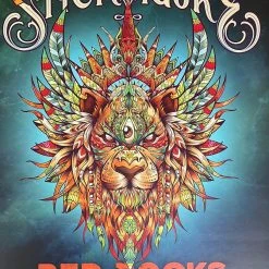 Status Serigraph Stick Figure - 2018 Twiddle Poster Red Rocks Morrison, CO