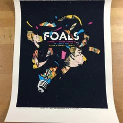 Foals - 2016 Andy Vastagh Poster Austin City Limits Moody Theater