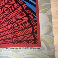 Grateful Dead - 2020 Todd Slater Poster Cream Edition #1/250