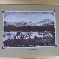 Colorado Yonder Mountain String Band - 2005 Table 2 Press Poster Boulder, CO Theater