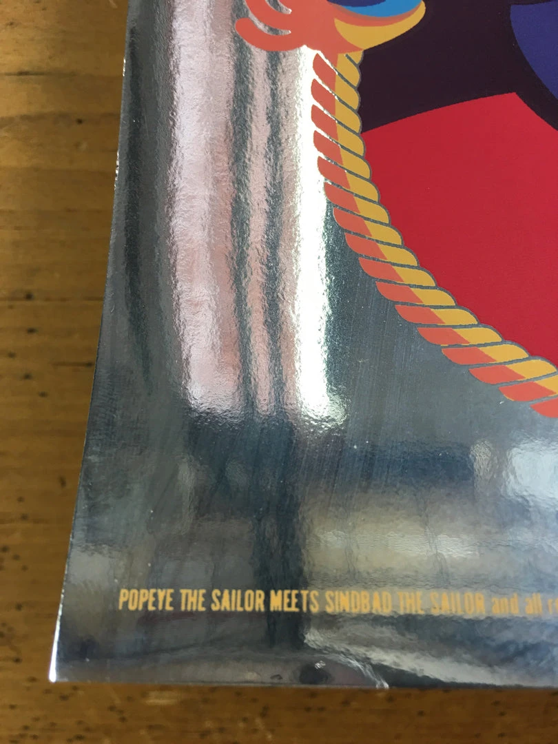 Popeye The Sailor Meets Sindbad The Sailor - 2014 Tom Whalen Poster Foil Blue Va Art Prints 9 Popeye The Sailor Meets Sindbad The Sailor - 2014 Tom Whalen Poster Foil Blue Va Art Prints