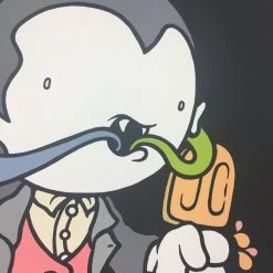 Untitled (Psych Drac) - 2008 Mike Budai Poster Art Print Art Prints