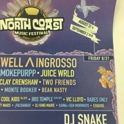 Sold Out Posters North Coast Music Festival - 2018 Poster Chicago, IL Union Park