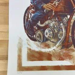 Bless The Wheel - 2021 Zeb Love Poster Motorcycle Art Print Art Prints