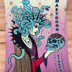 Gig Posters Mastodon - 2022 Tara McPherson Poster Pittsburgh, PA