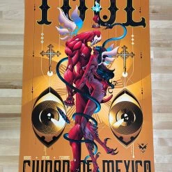 Tool - 2014 Alex Arizmindi Poster Mexico City Palacio De Los Deportes