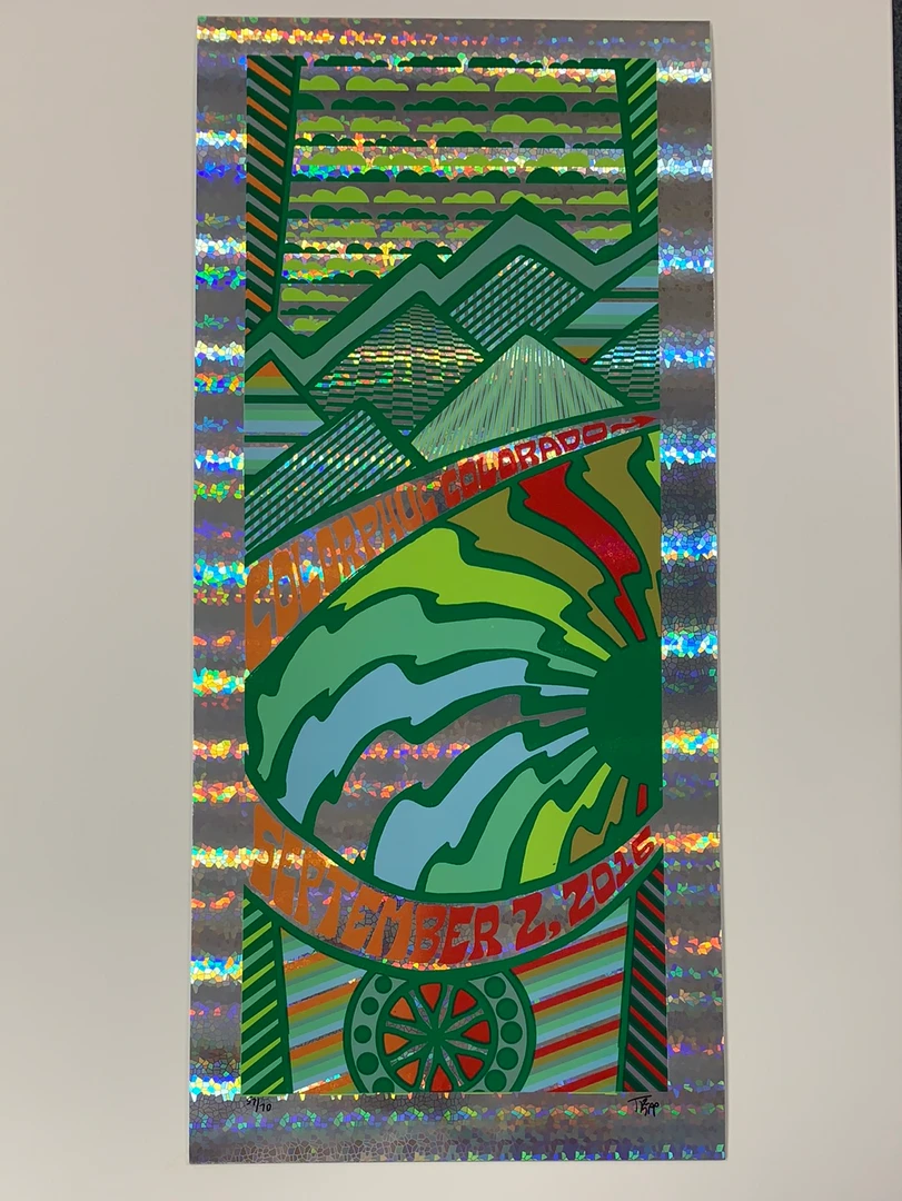 Phish - 2016 Tripp Poster Dick's Denver, CO 9/2 FOIL Colorado 4 Phish - 2016 Tripp Poster Dick's Denver, CO 9/2 FOIL Colorado
