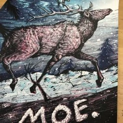 Moe - 2016 Zeb Love Poster NYE Wilma Missoula, MT
