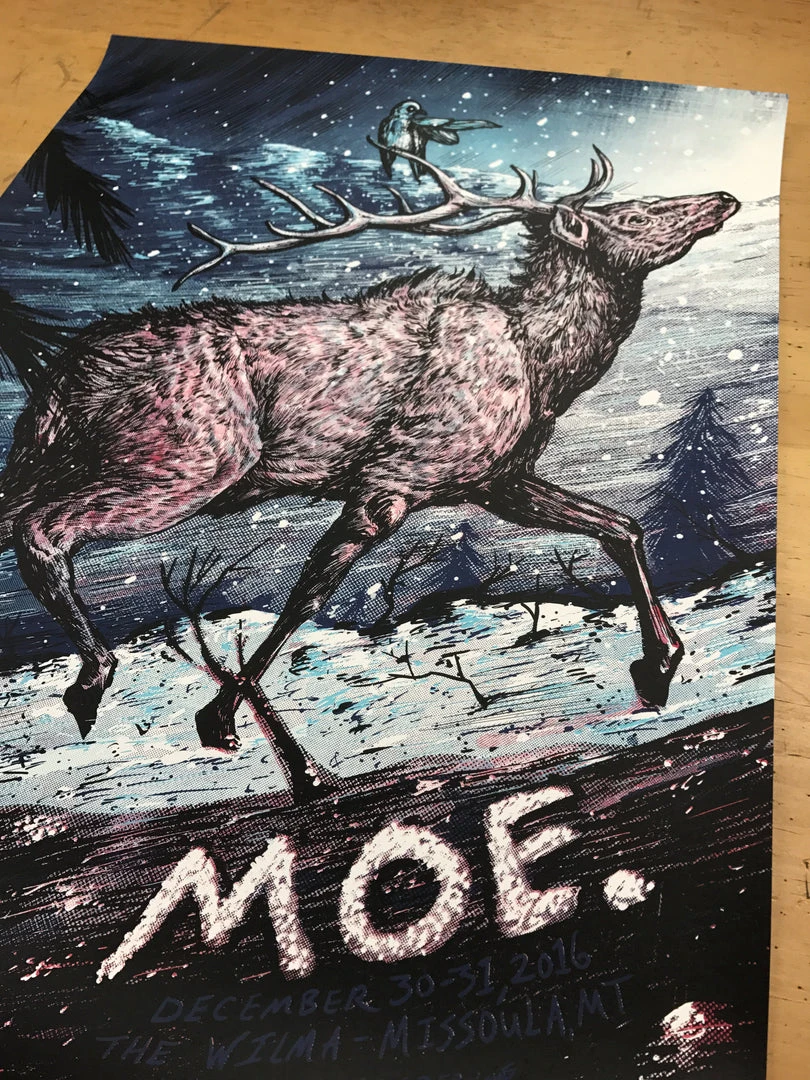 Moe - 2016 Zeb Love Poster NYE Wilma Missoula, MT 4 Moe - 2016 Zeb Love Poster NYE Wilma Missoula, MT