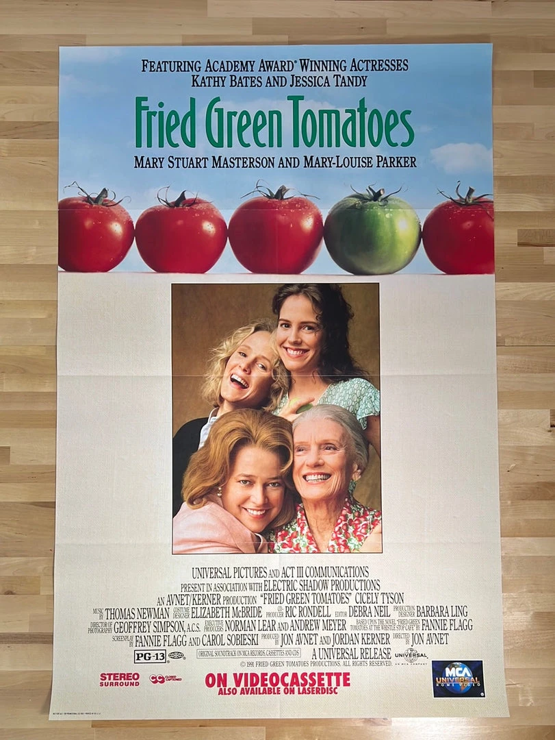 Sold Out Posters Fried Green Tomatoes - 1991 Video Promo Movie Poster Original Vintage 4 Sold Out Posters Fried Green Tomatoes - 1991 Video Promo Movie Poster Original Vintage