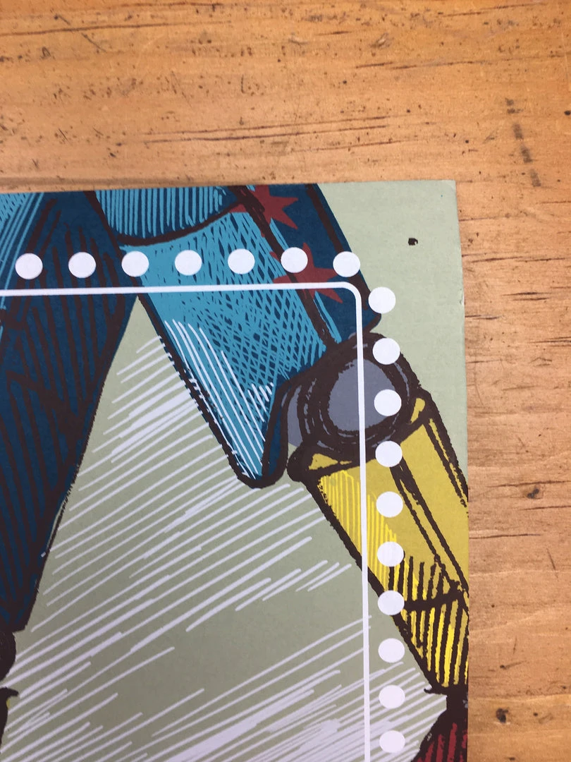 Chicago, IL Lollapalooza - 2017 Pixelpancho Poster Chicago Print SIGNED By Perry Farrell 7 Chicago, IL Lollapalooza - 2017 Pixelpancho Poster Chicago Print SIGNED By Perry Farrell