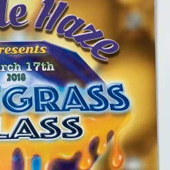 Sold Out Posters Bluegrass Glass - 2018 Poster Denver, CO Diamonds