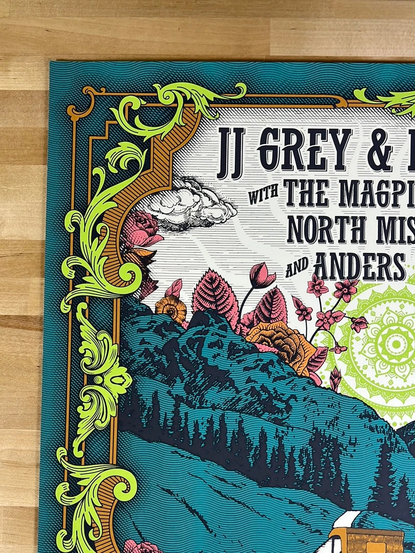 JJ Grey & Mofro - 2017 Derek Hatfield Poster Red Rocks Morrison, CO 5 JJ Grey & Mofro - 2017 Derek Hatfield Poster Red Rocks Morrison, CO