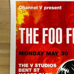 Foo Fighters - 2005 Craig Phillips Poster Sydney, Australia Moore Park 10 Foo Fighters - 2005 Craig Phillips Poster Sydney, Australia Moore Park