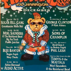 Kathie Hughston Gig Posters MHP 41 George Clinton - 1997 Poster Maritime Hall San Fran 1st