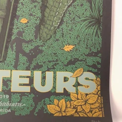 Jack White The Raconteurs - 2019 Pat Hamou Poster St Augustine, FL Amphitheatre