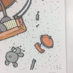 Untitled (Parachutes) - 2008 Mike Budai Poster Art Print