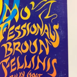 FD/ID 09 Zachary Richard - 1996 Mark Henson Poster Maritime Hall San Fran 1st Gig Posters