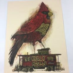 Kelly Hogan W/ Mark Eitzel - 2013 Dan Grzeca Poster Chicago, IL Old Town School