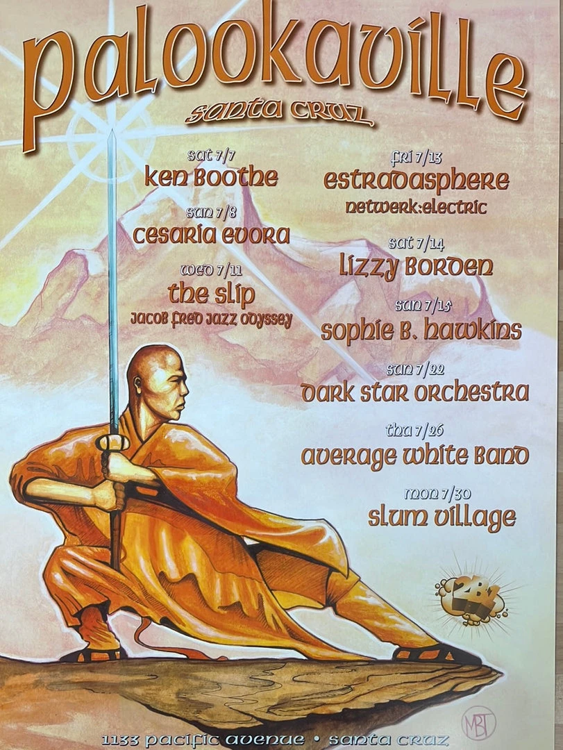 The Artworks Gig Posters MHP 125 July - 2001 Poster Palookaville Santa Cruz, CA 1st 3 The Artworks Gig Posters MHP 125 July - 2001 Poster Palookaville Santa Cruz, CA 1st