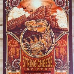 Half Hazzard Press String Cheese Incident - 2019 Half Hazard Poster Red Rocks Morrison, CO Colorado