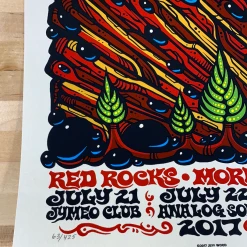 String Cheese Incident - 2017 Jeff Wood Poster Morrison, CO Red Rocks Colorado 13 String Cheese Incident - 2017 Jeff Wood Poster Morrison, CO Red Rocks Colorado