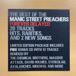 Sold Out Posters Manic Street Preachers - 2002 Original Vinyl Poster Insert 12x12 Record Art