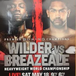 Sold Out Posters Boxing - 2019 Poster Wilder Vs Breazeale