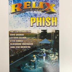 Sold Out Posters Phish - 1999 Relix Poster Phil Lesh, Bob Dylan, Leftover Salmon
