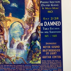 Kevin Haapala MHP 43 February - 1998 Poster Maritime Hall San Fran 1st Gig Posters