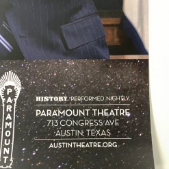 Sold Out Posters Joe Biden - 2017 1st Edition Original Poster Austin, Texas Paramount Theatre