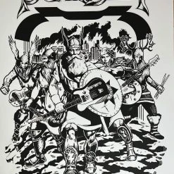 Ames Brothers Gig Posters Pearl Jam - 2014 Ames Bros Poster St. Paul, MN Xcel Energy Center NIGHT RAID