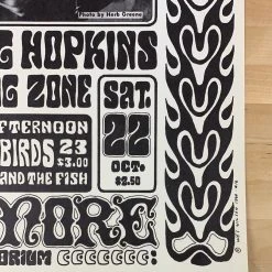 Grateful Dead - 1966 Wes Wilson Poster San Francisco, CA The Fillmore