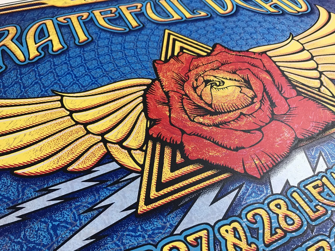 Fare Thee Well - 2015 Dave Hunter Poster Grateful Dead Santa Clara Gig Posters 4 Fare Thee Well - 2015 Dave Hunter Poster Grateful Dead Santa Clara Gig Posters