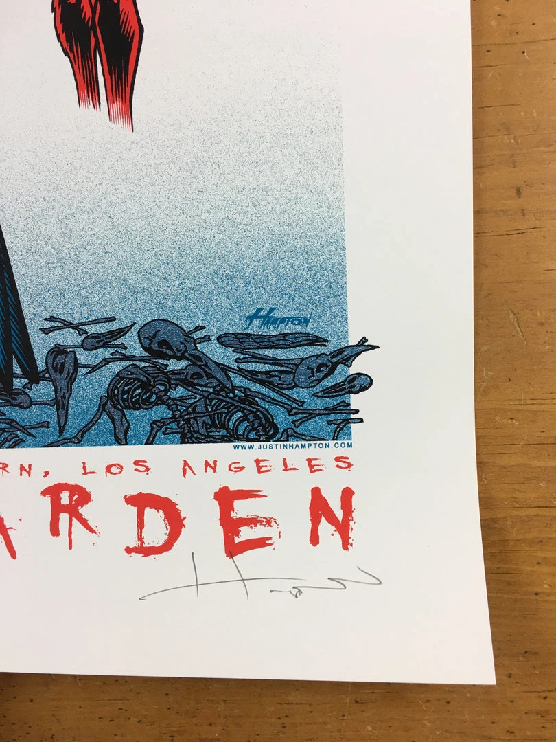 Soundgarden - 2013 Justin Hampton Poster Los Angeles Wiltern Theatre 9 Soundgarden - 2013 Justin Hampton Poster Los Angeles Wiltern Theatre