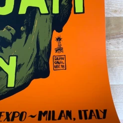 Pearl Jam - 2018 Francesco Francavilla Poster Milan, Italy