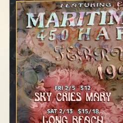 Sold Out Posters MHP 58 Maritime Hall - 1999 Poster February Fugazi, Long Beach Dub San Fran 1st Gig Posters