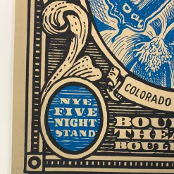 Yonder Mountain String Band - 2011 Johnny Sampson Poster Boulder, CO N2 Colorado