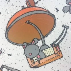 Untitled (Parachutes) - 2008 Mike Budai Poster Art Print