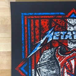 Metallica - 2018 Brad Klausen Poster Herning, DEN Jyske Bank Boxen