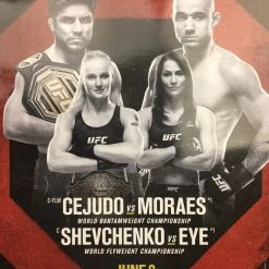 Sold Out Posters Boxing - 2019 Poster Cejudo Vs Moraes; Shevchenko Vs Eye