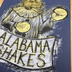 Alabama Shakes - 2016 Dan Grzeca Poster Chicago Civic Opera House