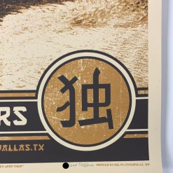 The Raconteurs - 2008 Rob Jones Poster Dallas, TX House Of Blues Gig Posters